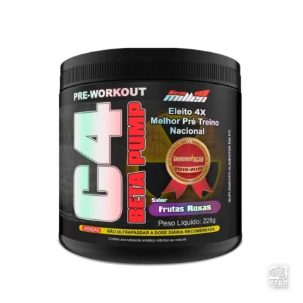 C4 Beta Pump Extreme Pre Workout 225g - New Millen (Frutas Roxas